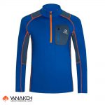 بلوز تی شرت SALOMON مردانه نیم زیپ مدل 6013 - %d8%a2%d8%a8%db%8c - xxl