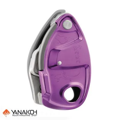 ابزار حمایت و فرود پتزل (PETZL) مدل Grigri Plus بنفش