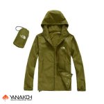 کاپشن بادگیر THE NORTH FACE سبز تیره - s