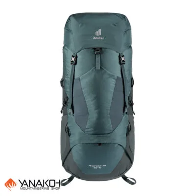 کوله پشتی Deuter دیوتر Aircontact Lite 50 + 10 سبز طوسی backpack duter