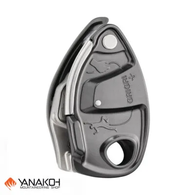 ابزار حمایت و فرود پتزل (PETZL) مدل Grigri Plus خاکستری