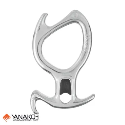 هشت فرود زبانه دار دره نوردی پتزل (PETZL) مدل Pirana نقره ای