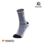 جوراب ورزشی مردانه مدل کول مکس کایلاس کد: Kailas Mid-Cut COOLMAX Trail Running Socks Men's KH2302106 - طوسی - L